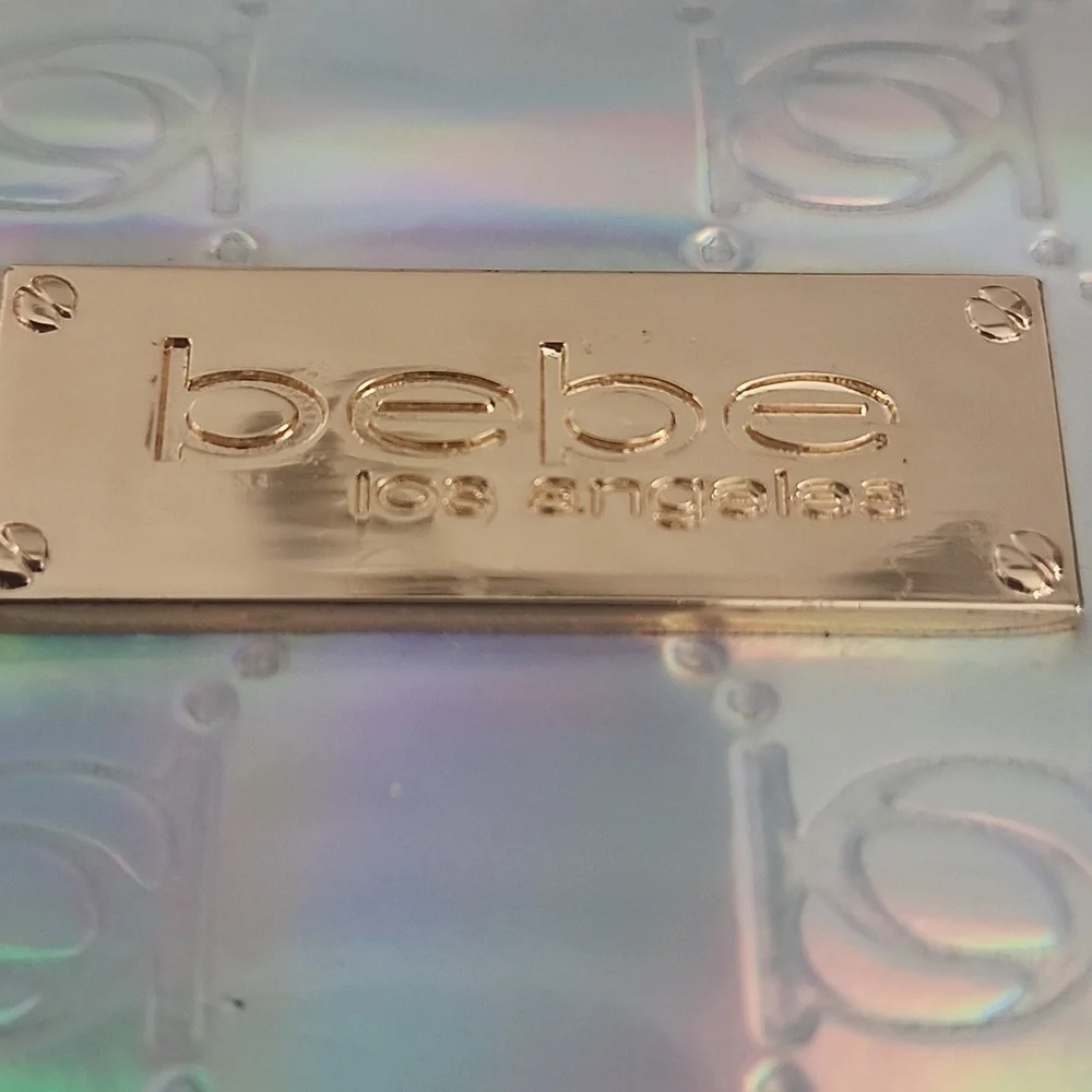 Bebe Irridescent Zip Around Wallet - Picture 3 of 13